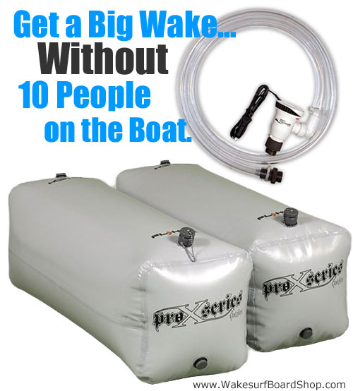 Get a Big Wake Without 10 People on the Boat