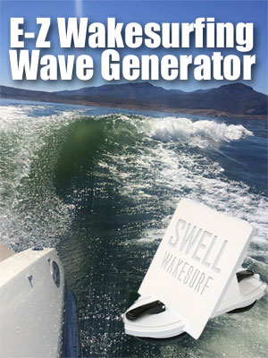 Swell Wave Generator Can Double the Size of Your Wake Behind the Boat for Wakesurfing