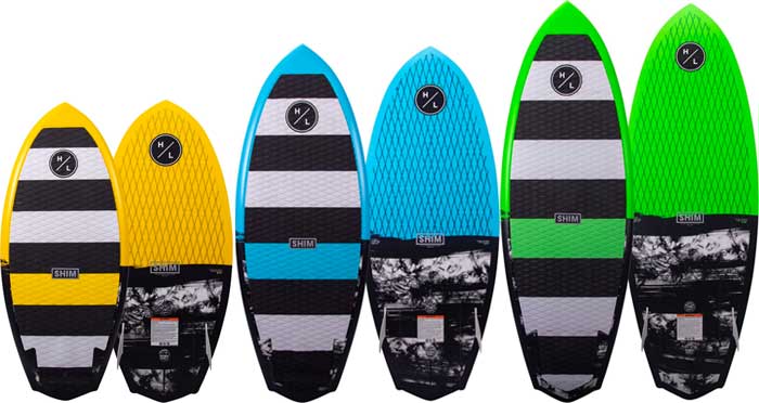 Hyperlite Shim Wakesurf Sizes for Small, Medium and Large/Tall People