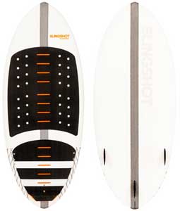 Slingshot Coaster Wakesurf Board Top and Bottom Views