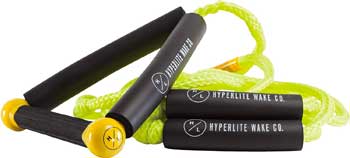 Hyperlite Wakesurfing Rope in Yellow