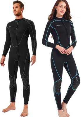 Full Neoprene Wetsuit for Men and Women